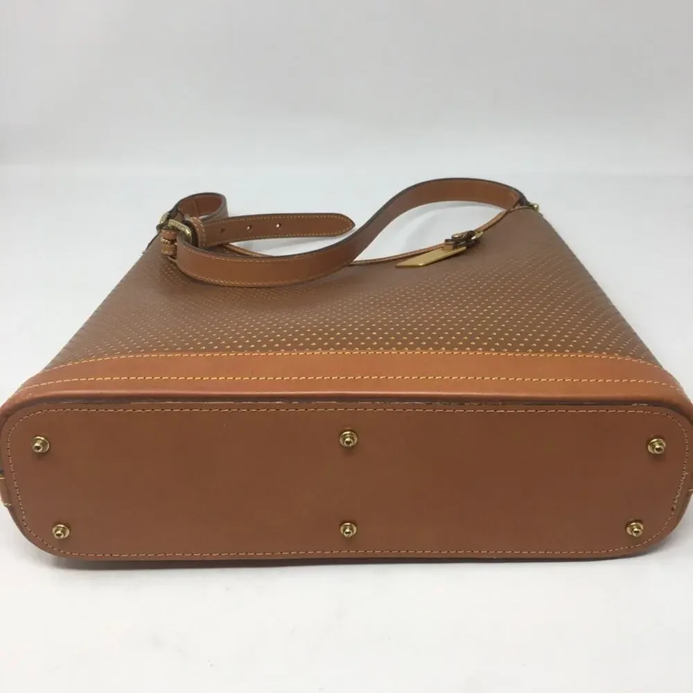 Dooney & Bourke Brown Cabrio Leather Large Hobo Bag